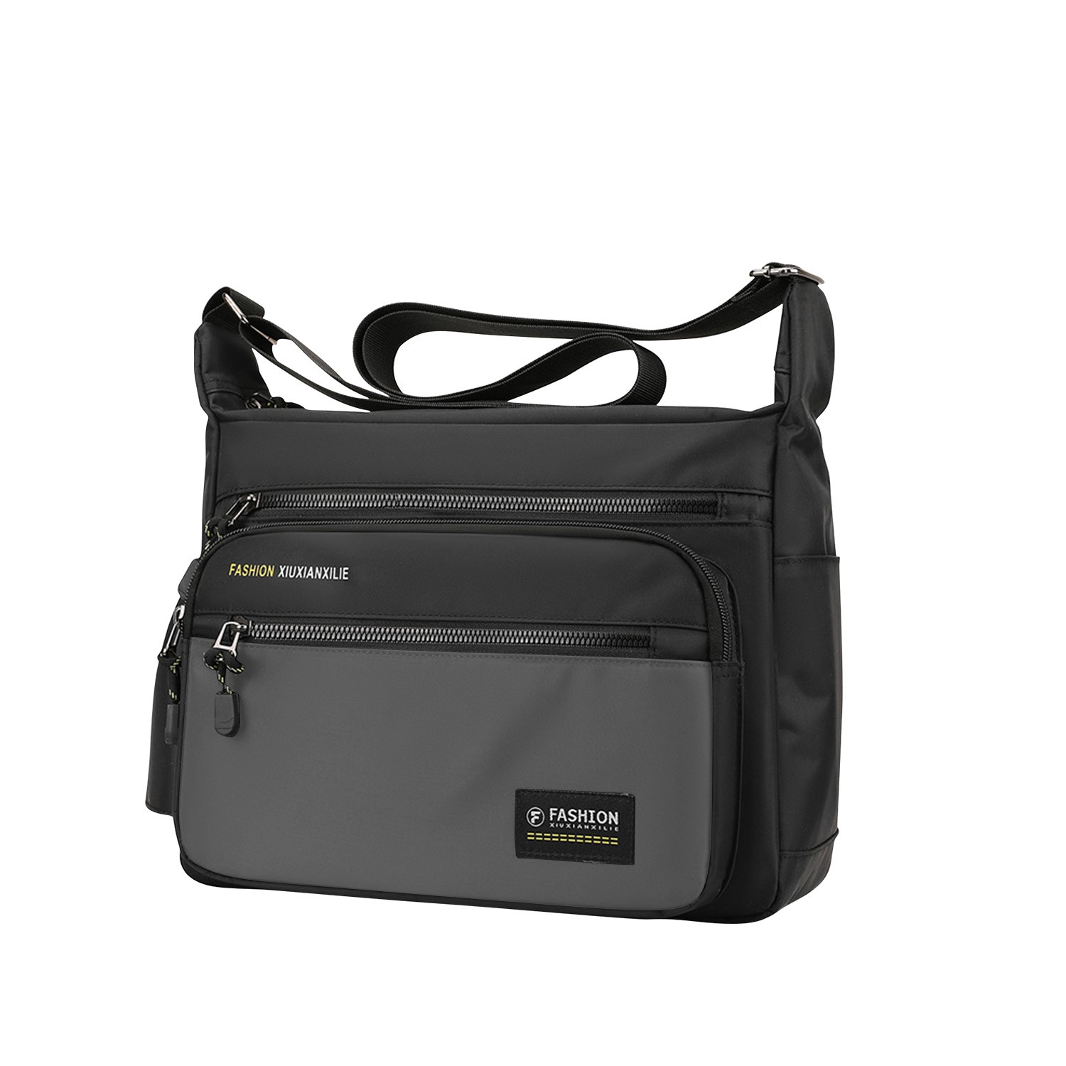 Large Men’s Sling Shoulder Bag, Durable Crossbody Pack for Daily Work & Travel
