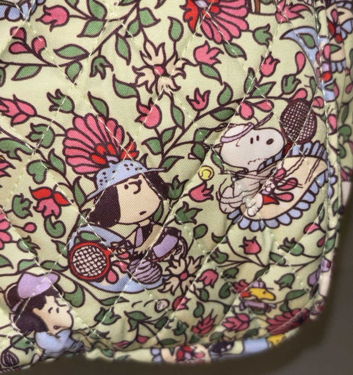 Vera Bradley Bancroft Backpack Bag Snoopy Country Club Peanuts Paisley