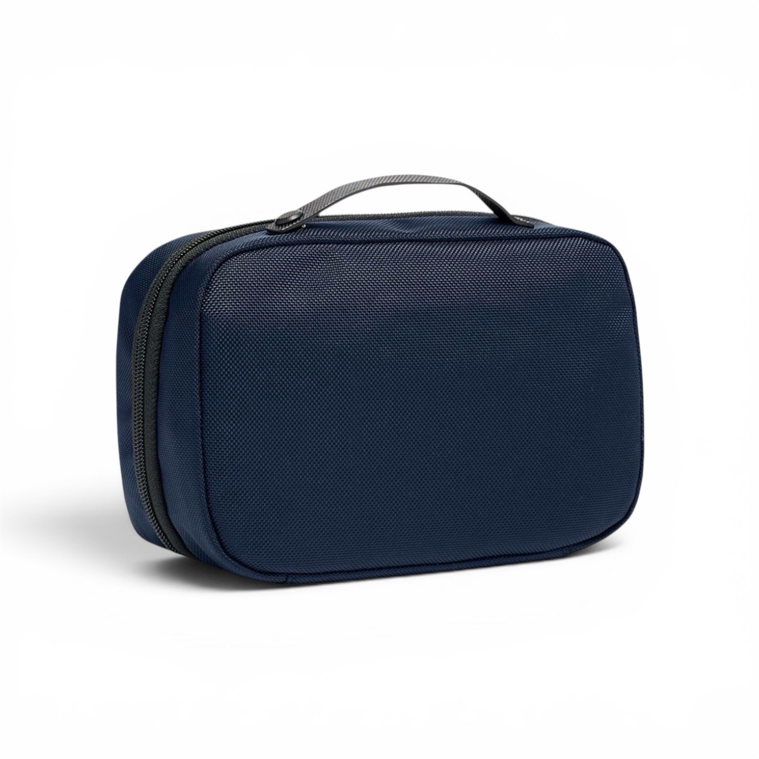 TUMI Alpha 3 Split Travel Kit Blue NWT Ballistic Nylon Toiletry Leather Handle