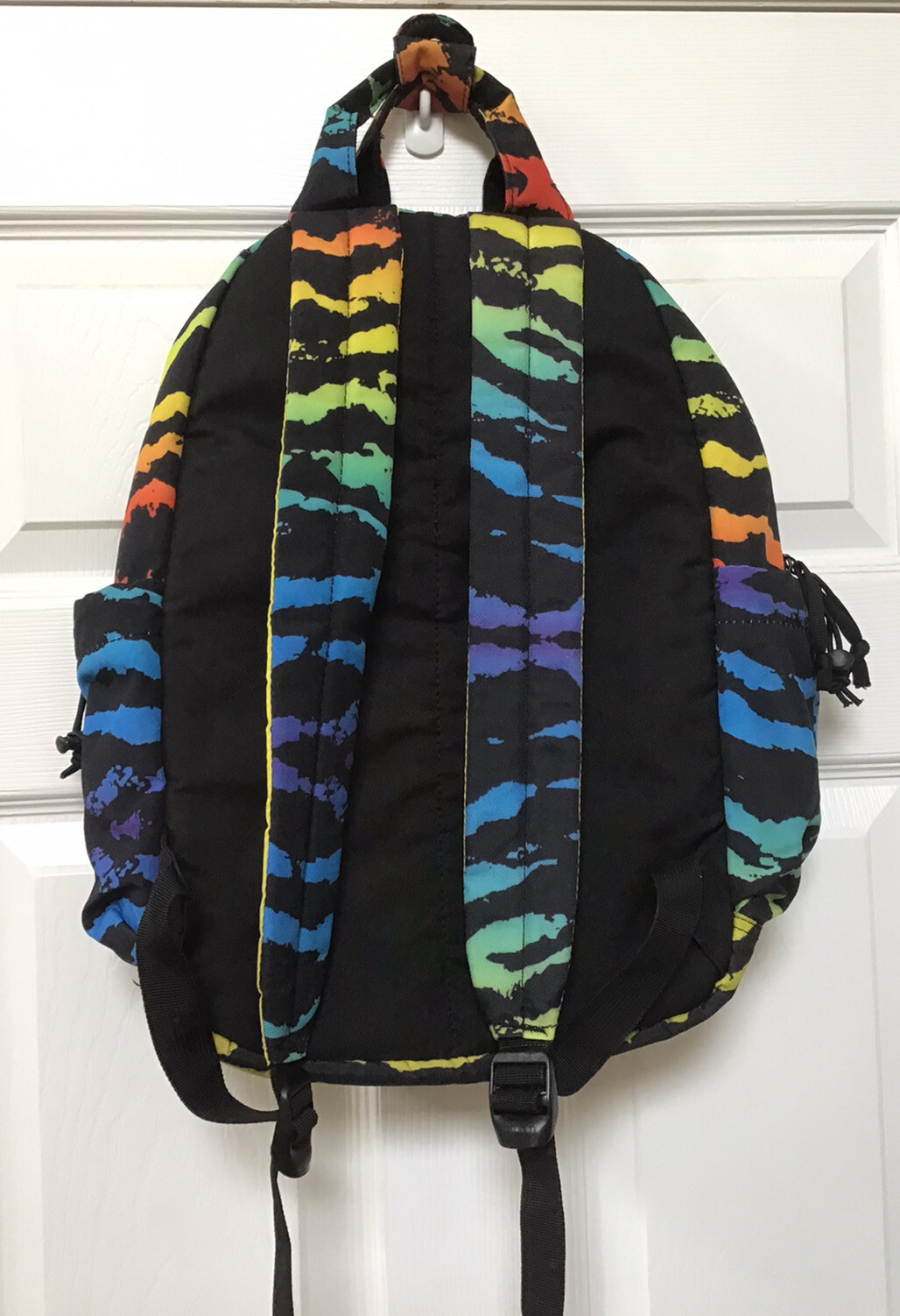 Puma Procat Radiate Multicolor Backpack Rainbow Tiger Stripes Zebra School