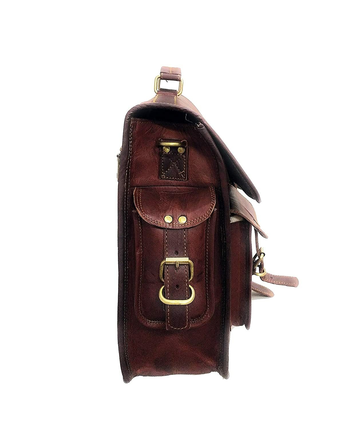 Men’s Seller Handmade Leather Messenger Shoulder Bag Cross Body Laptop Case