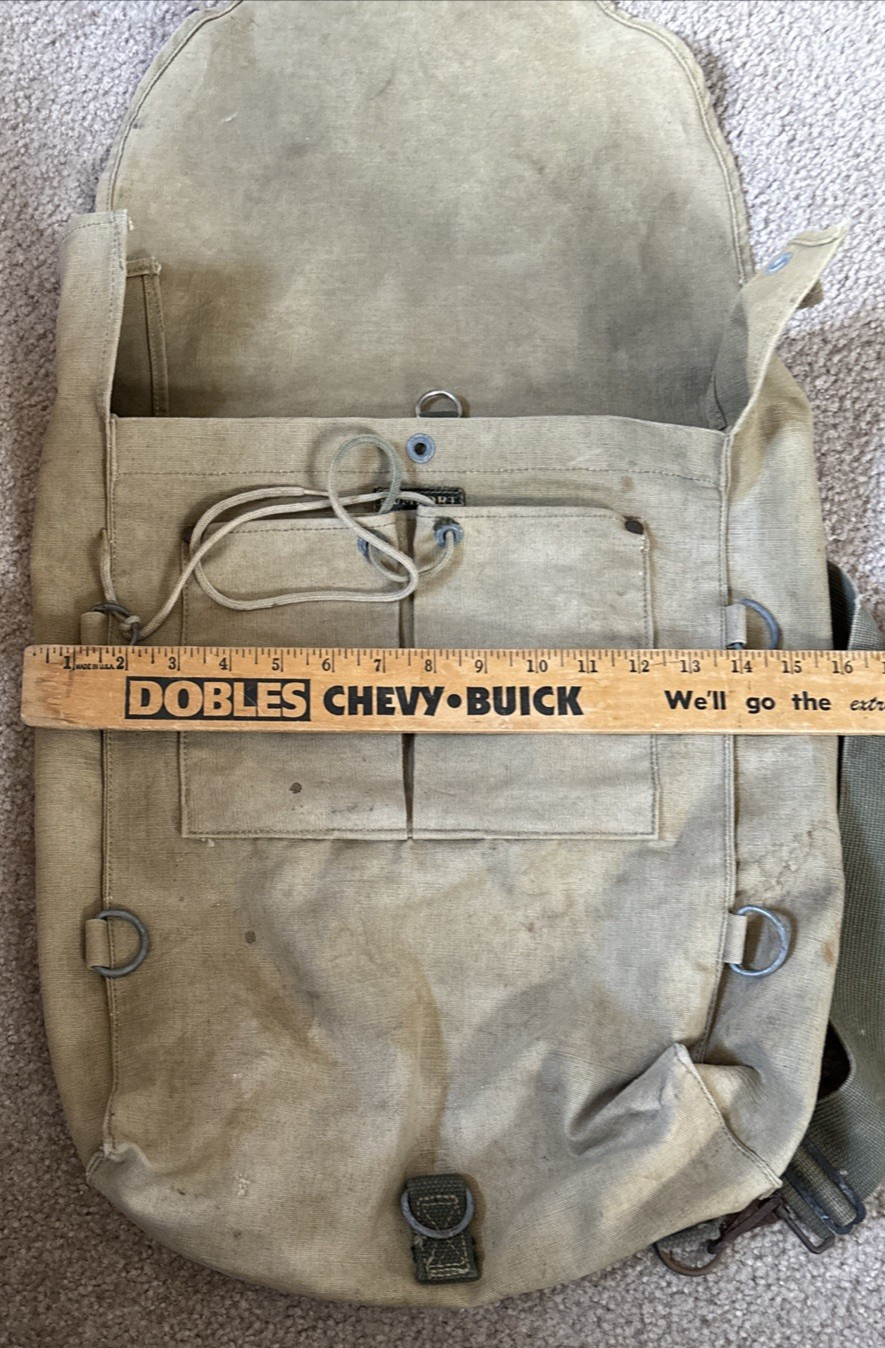 Vintage Kumfort Boy Pack Canvas Bag Byer Mfg Orono Maine