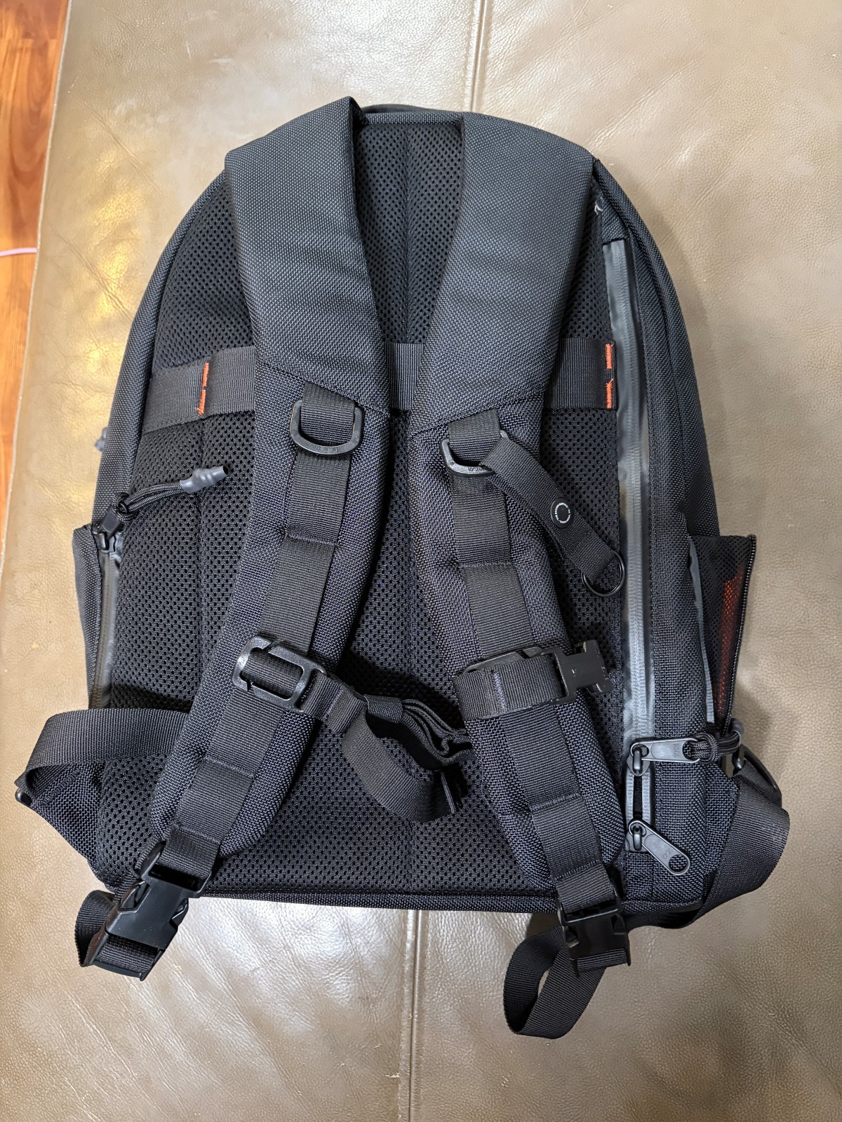 The Brown Buffalo Standard Issue Backpack 24L Ballistic Black EDC AS-IS Damaged