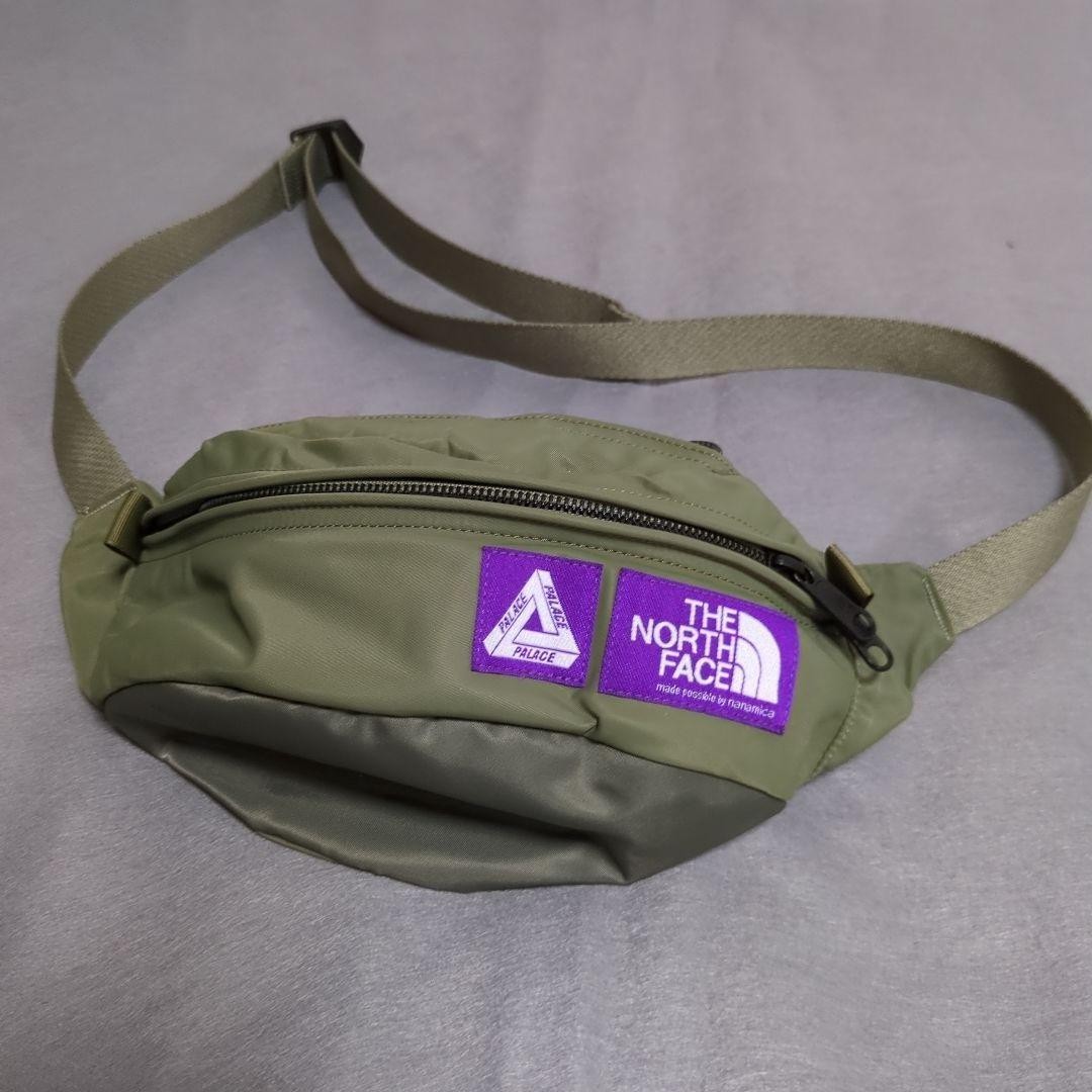 THE NORTH FACE PURPLE LABEL PALACE Body Bag Olive Green Excellent