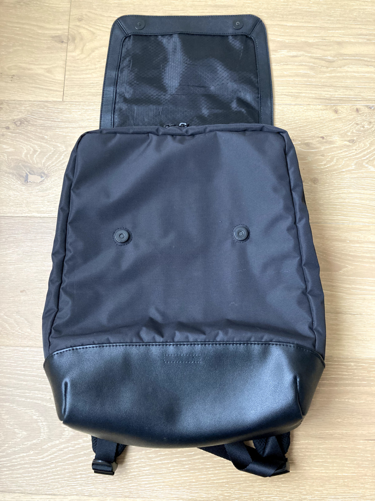 MOLESKINE Black Slim Backpack, METRO Collection, Modern Lightweight Bag $159