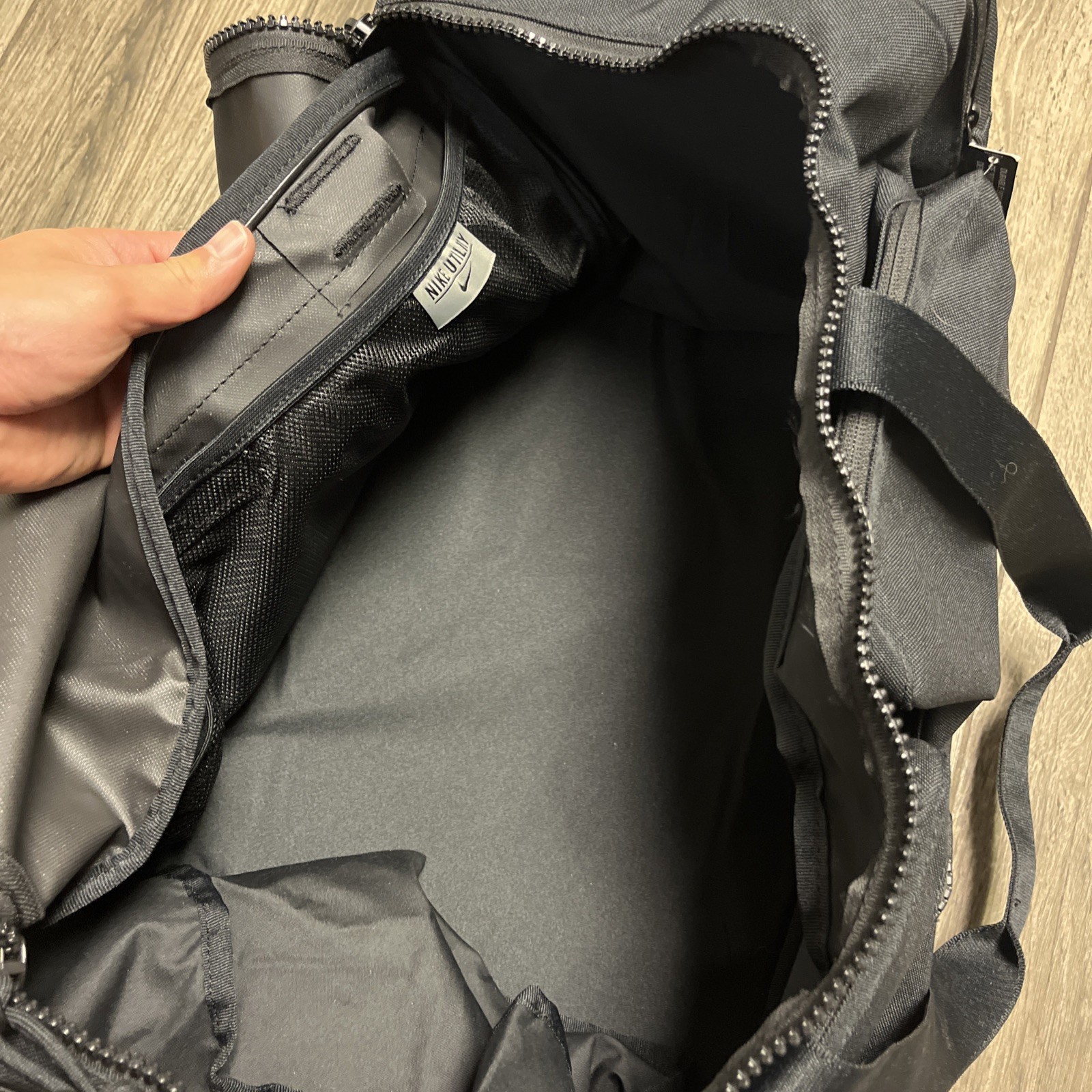 Nike Utility Power Training Duffel Duffle Bag 31L Black CK2795-010