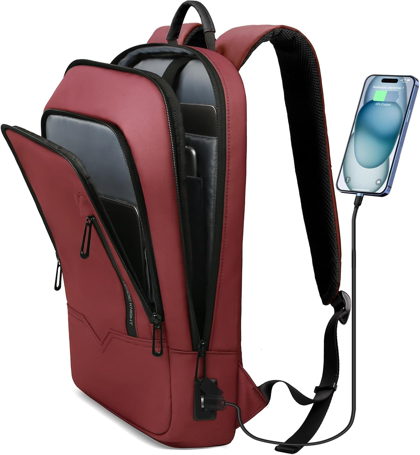 Backpack for Men Business Slim Laptop Bag | anti Theft Travel Backpacks 15.6 Inc