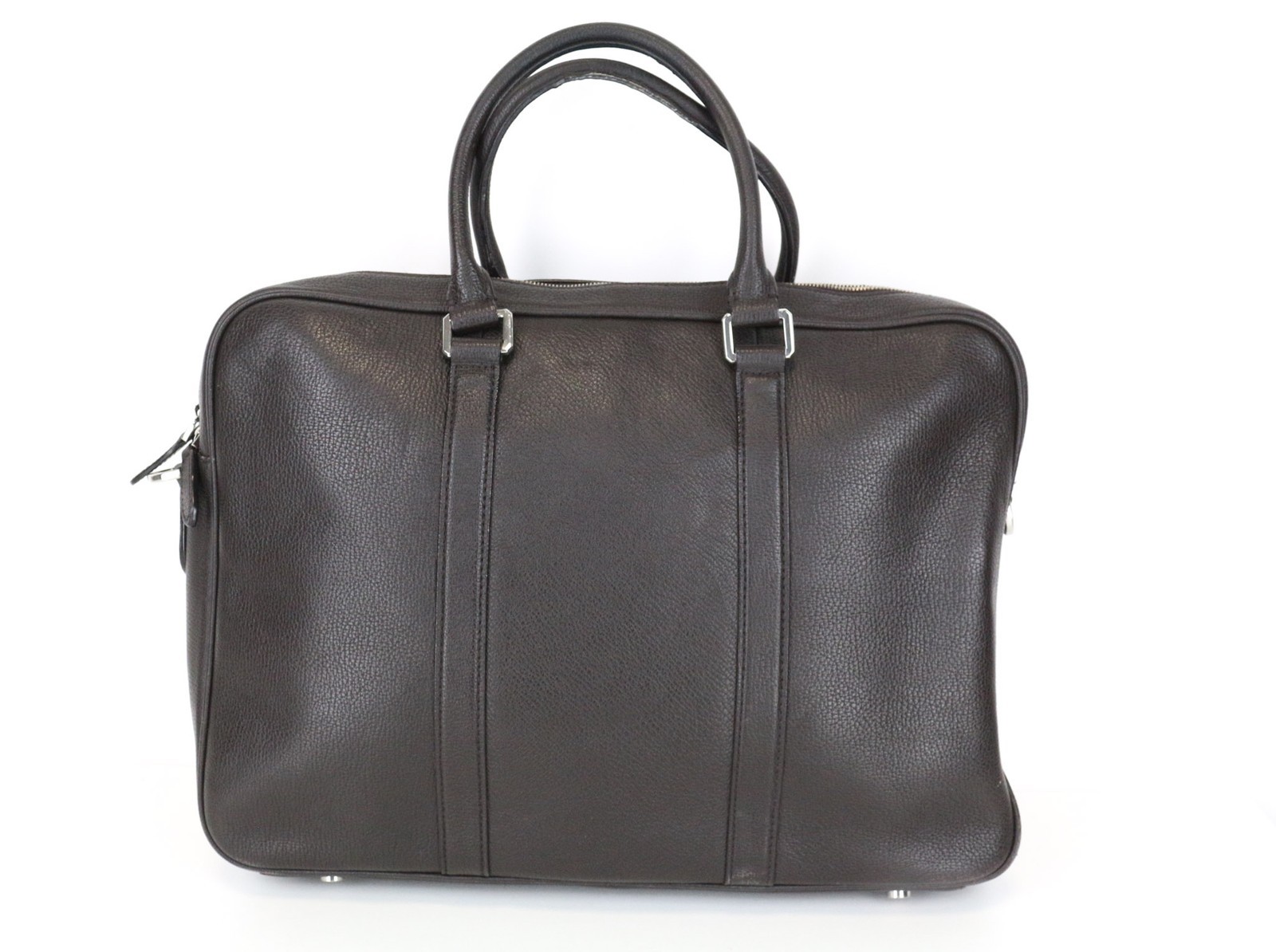 Suitsupply Men’s Bag OS Brown Original Calf Leather Travel Leisure