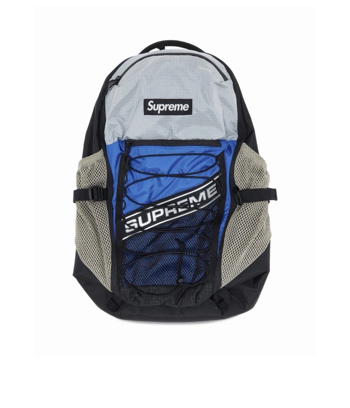 Brand New Authentic Supreme FW23 3D Logo Backpack Blue Box Logo