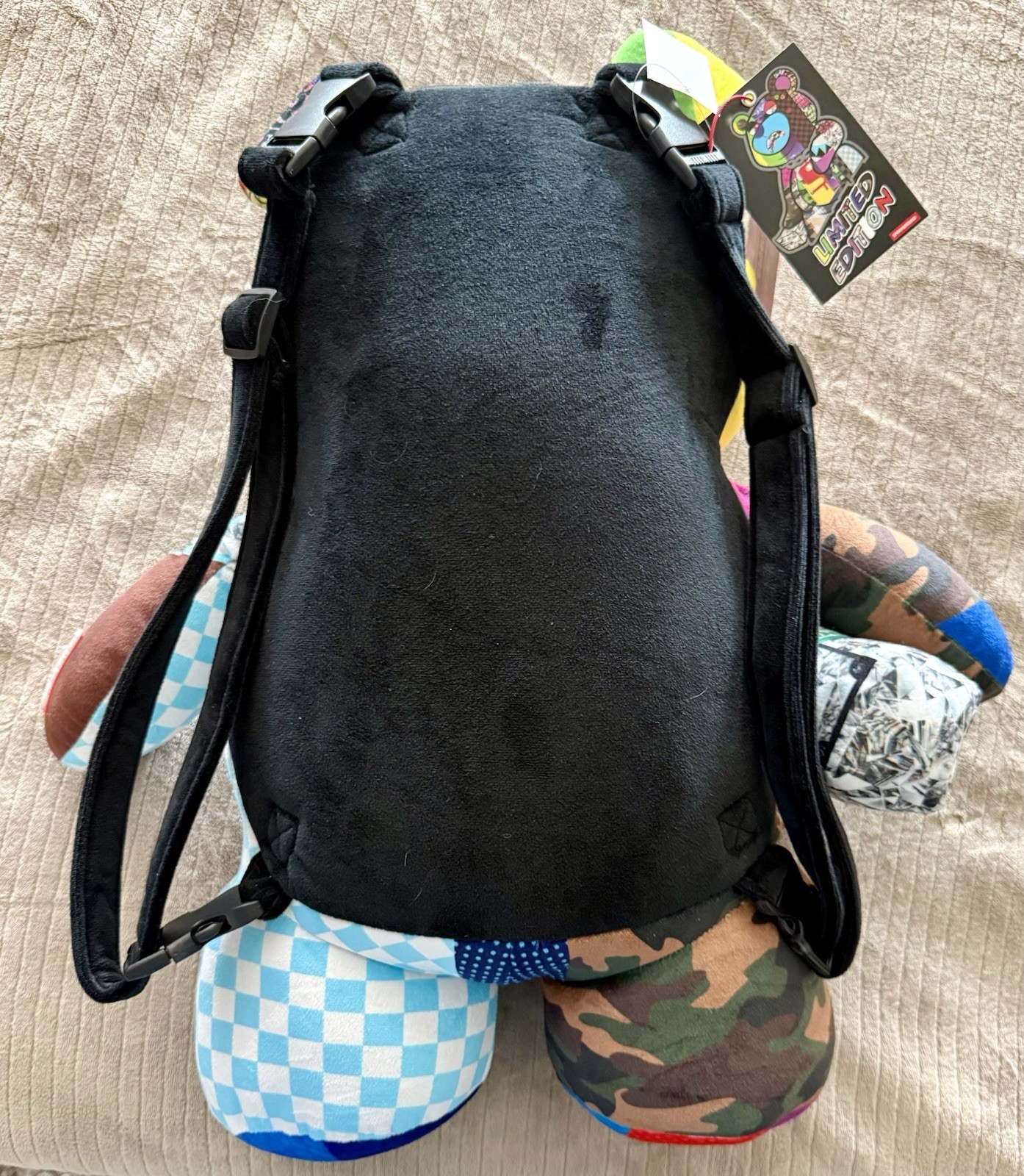SPRAYGROUND SHARK MASTERPIECES MONEYBEAR TEDDYBEAR BACKPACK “WONDERFUL MIND”