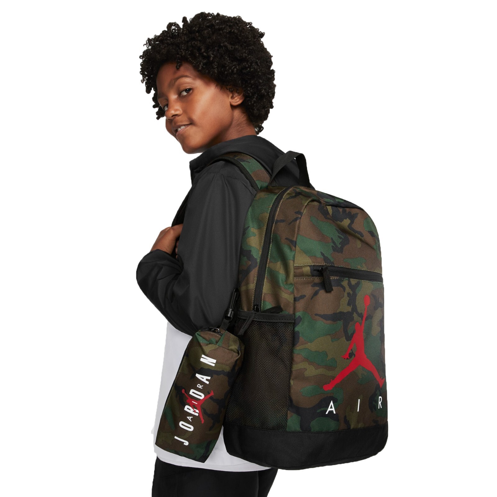 Nike Jordan Air School 9A0503-650 Camo Unisex School Big Kids’ Backpack (17L)