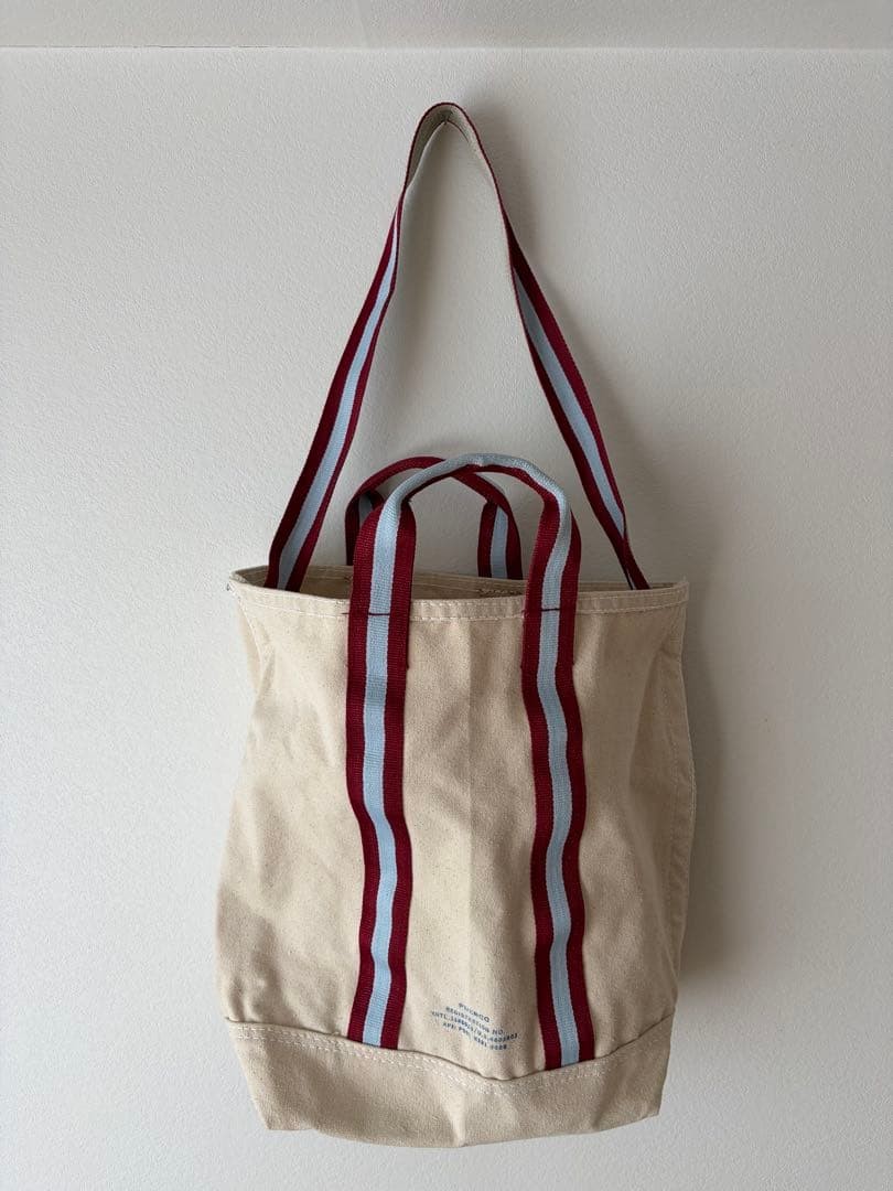 PUEBCO Canvas Tote Bag 38x40cm, 13cm Depth, Pre-Owned