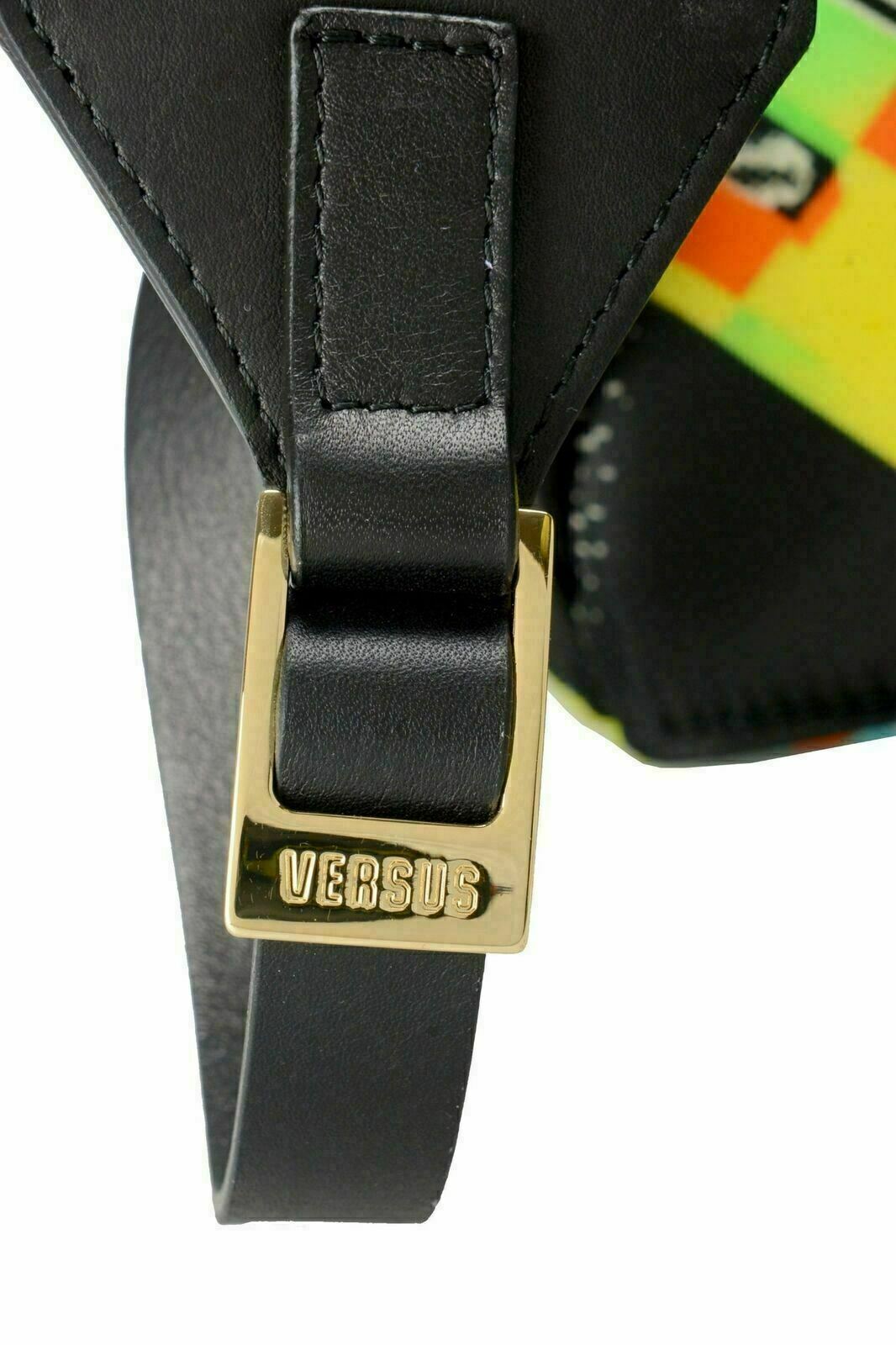 Versace Versus Trimmed Multi-Color Patterned Unisex Backpack