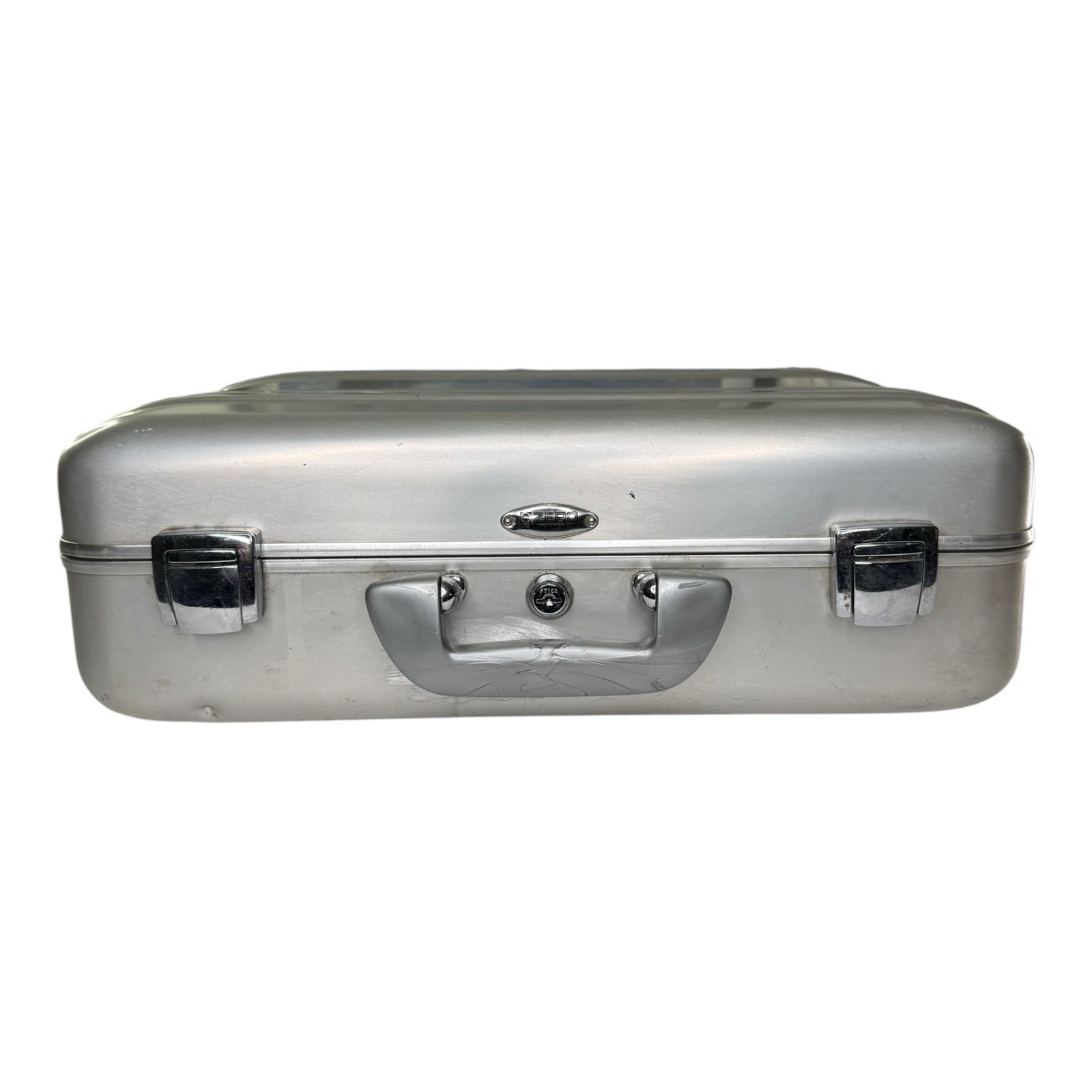 Vintage Zero Halliburton Centurion Elite Aluminum Attache Briefcase 18x13x6