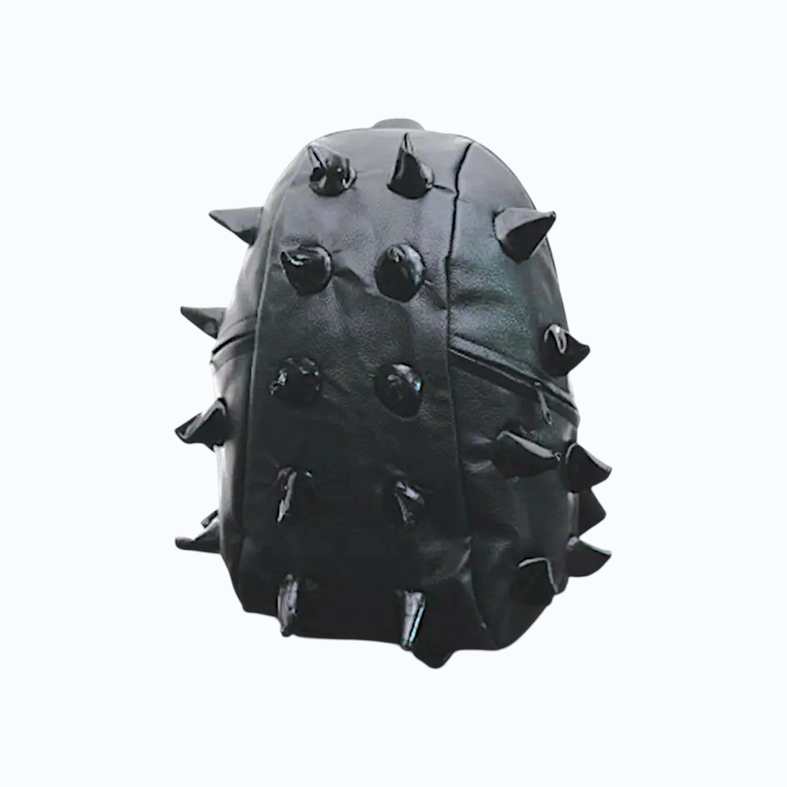 Gothic Cyberpunk 3D Spike Hedgehog Backpack Womens Mens PU Leather Studded Bag