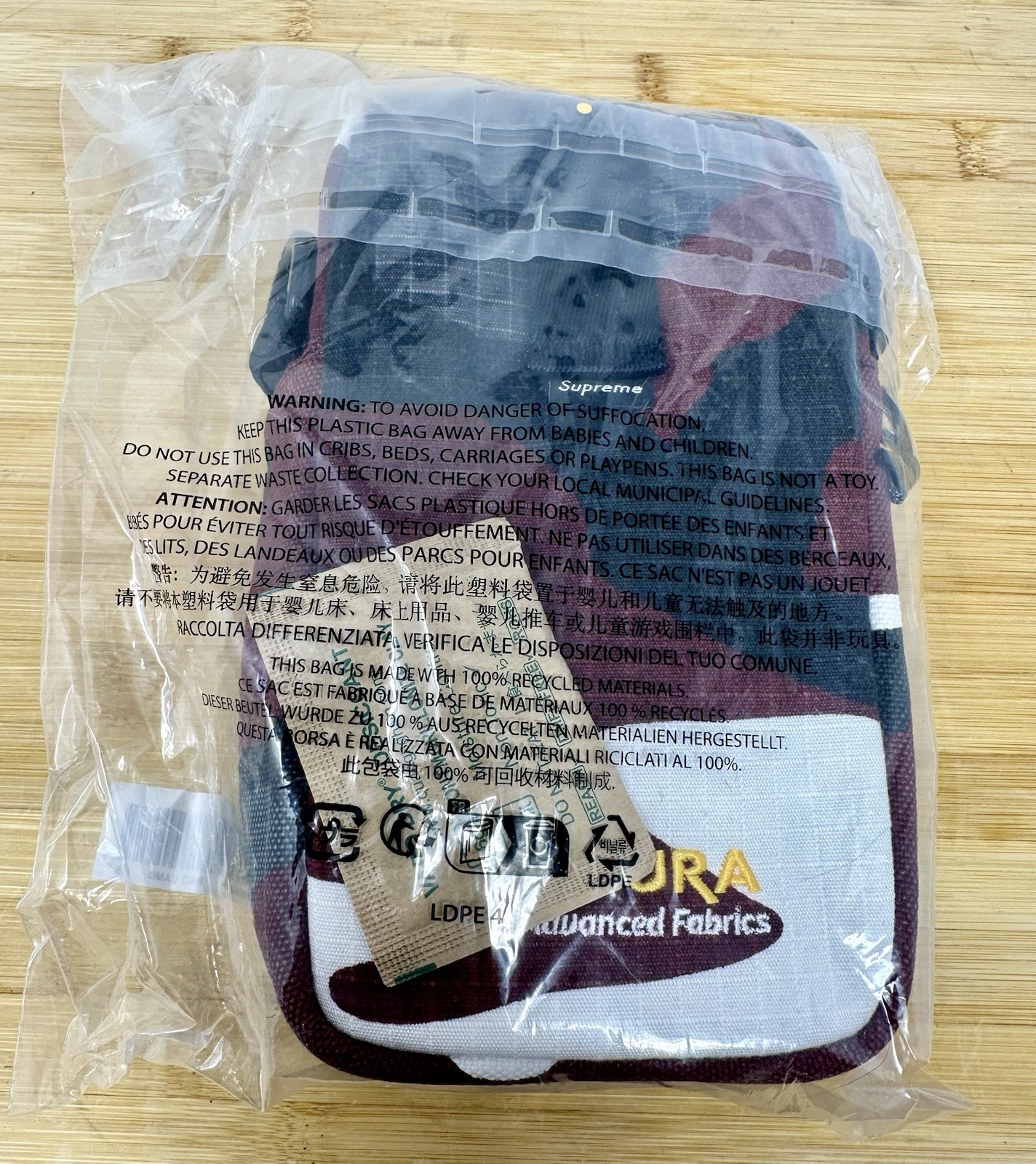 Supreme Shoulder Bag (SS26) Red Camo Sealed Brand New In Hand!
