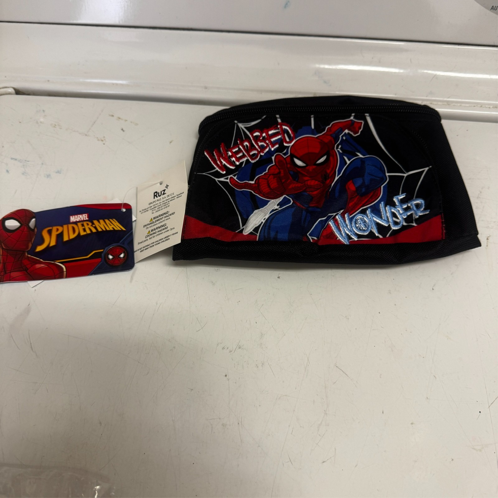 Spiderman Marvel Cross Body Bag Fanny Pack Adjustable NWT Webbed Wonder