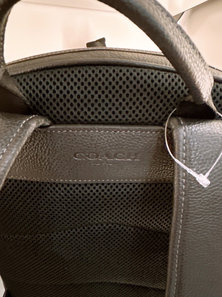 NWT Coach Men’s Charter Backpack In Maxi Signature Leather CBE93