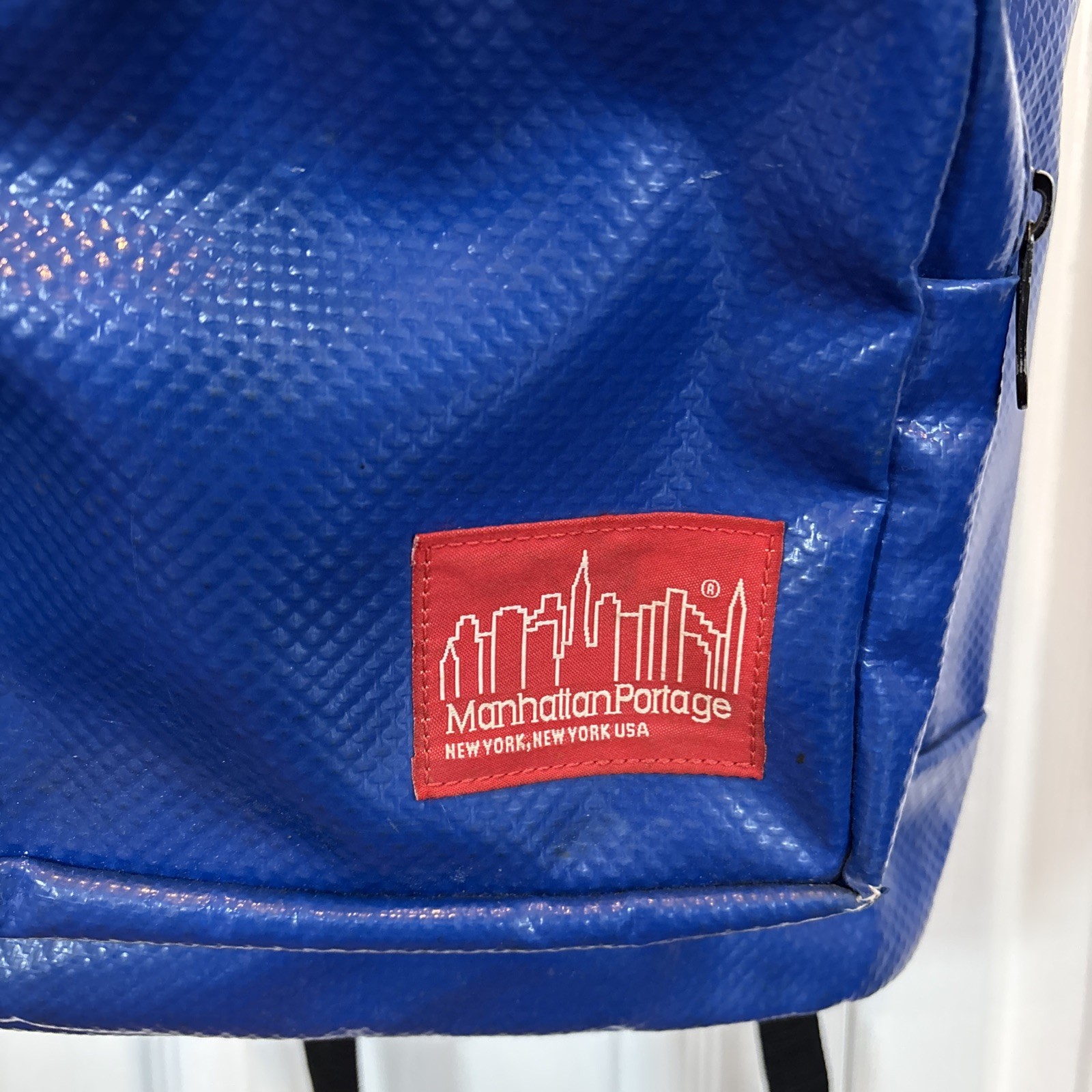Manhattan Portage Blue Backpack – Blue Drawstring Top