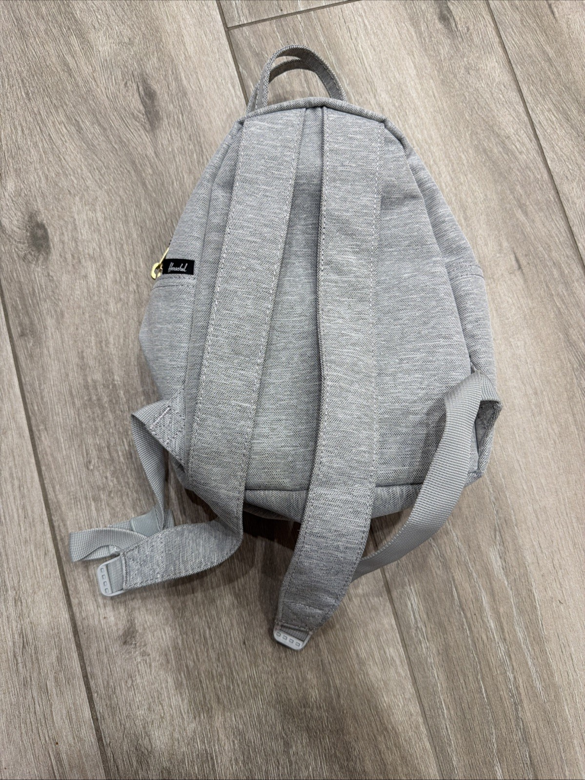 Herschel Supply Co Mini Grey Backpack With Red Lining