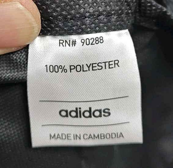 Adidas Alliance II Sackpack New Without Tags Black Gray Drawstring Backpack