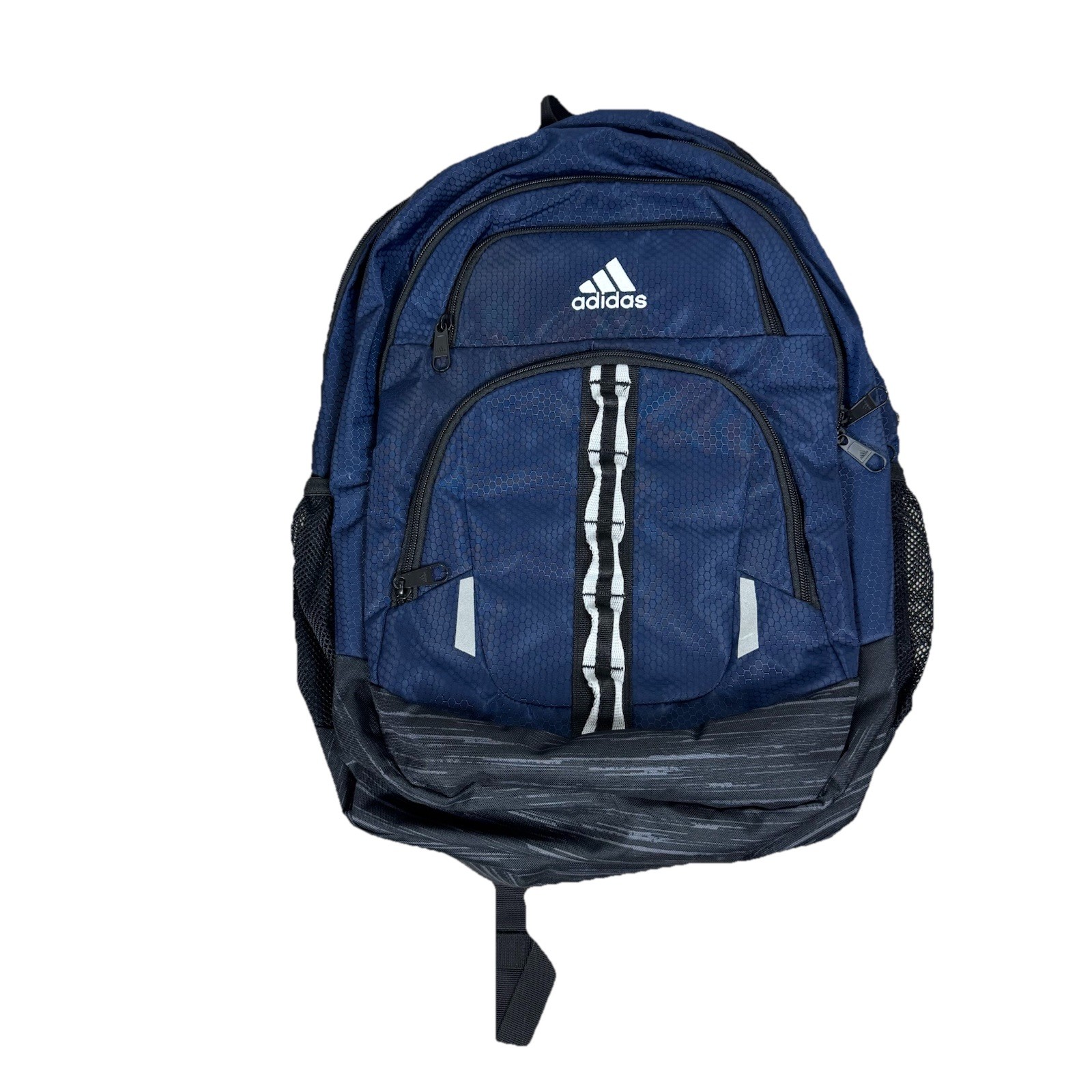Adidas Prime Backpack Dark Blue Black Unisex School Laptop Padded Travel