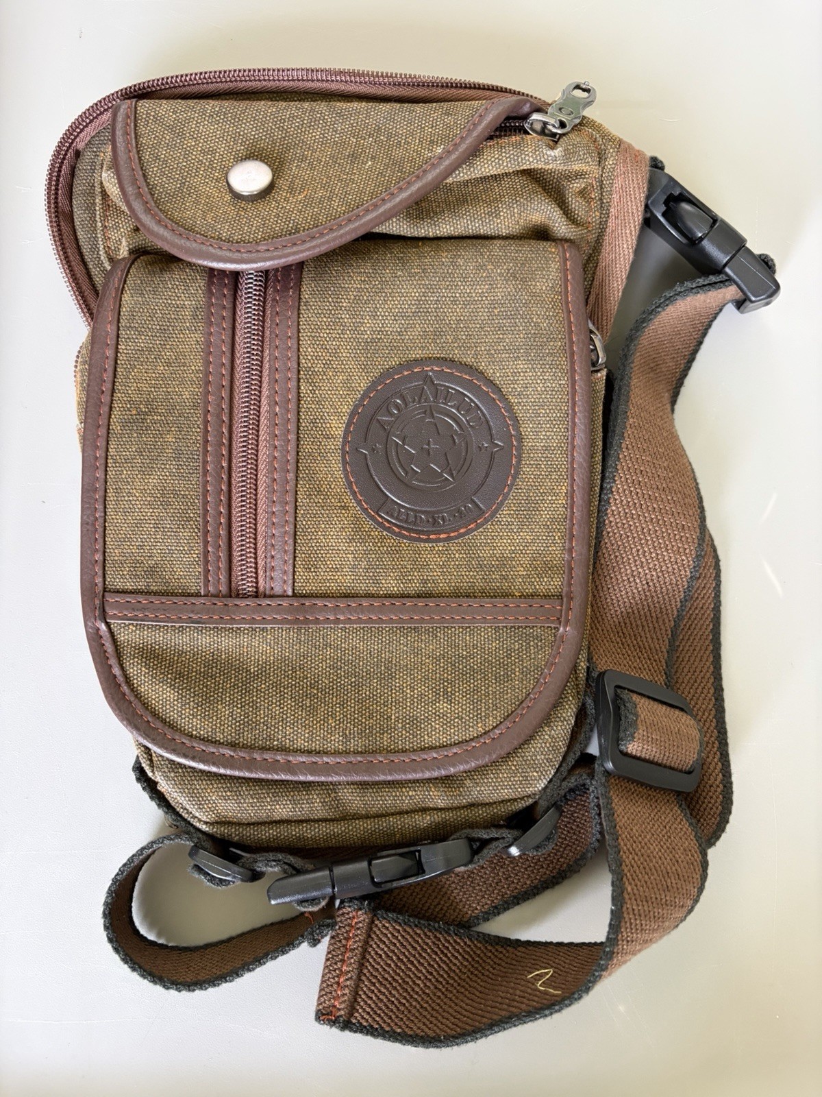 Aolailud Tactical Drop Leg Bag Motorcycle Thigh Waist Pack Crossbody Canvas