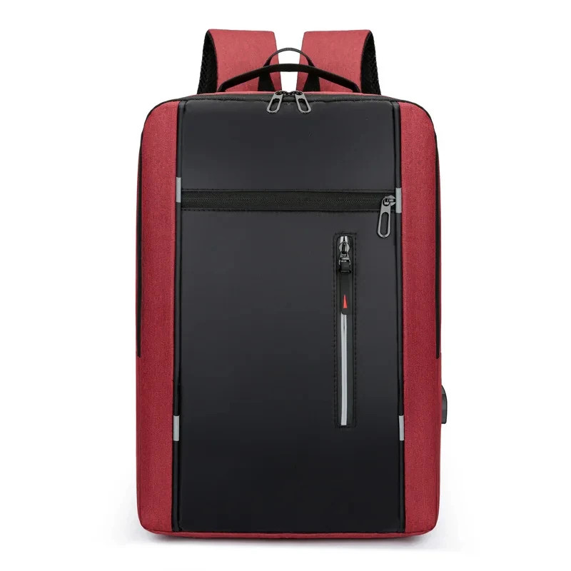 Men Laptop Backpack 15.6 Inch Waterproof USB Charging Business Travel School Bag