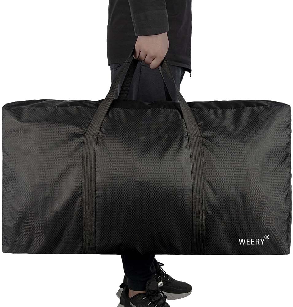Extra Large Duffle Bag 96L Lightweight Foldable Waterproof Travel Bag Black