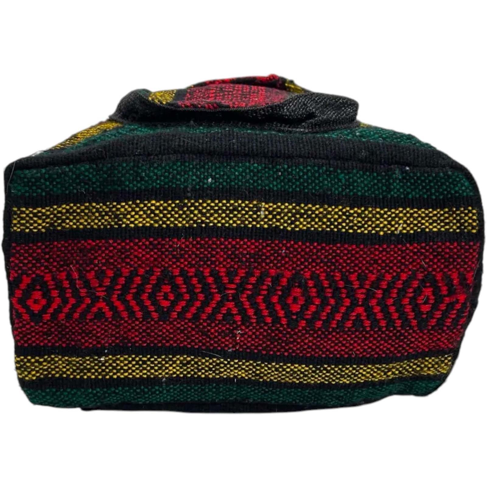 Rasta Velcrow close Back Pack Bag Jamaican Hippie Festival Tropical Lightweight