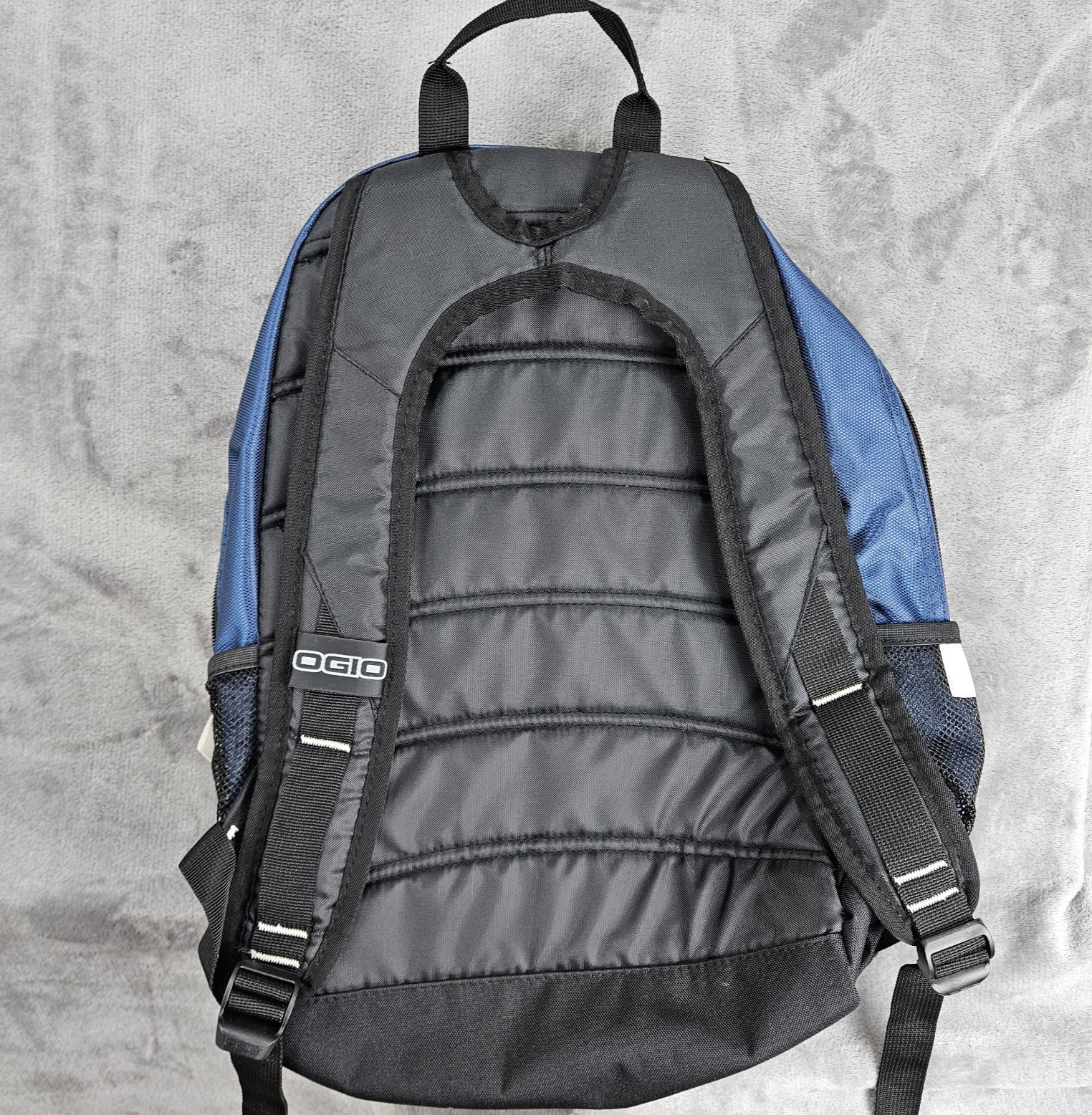 OGIO Carbon Backpack Black Blue Superior Distributio Logo 28L Pack Travel School