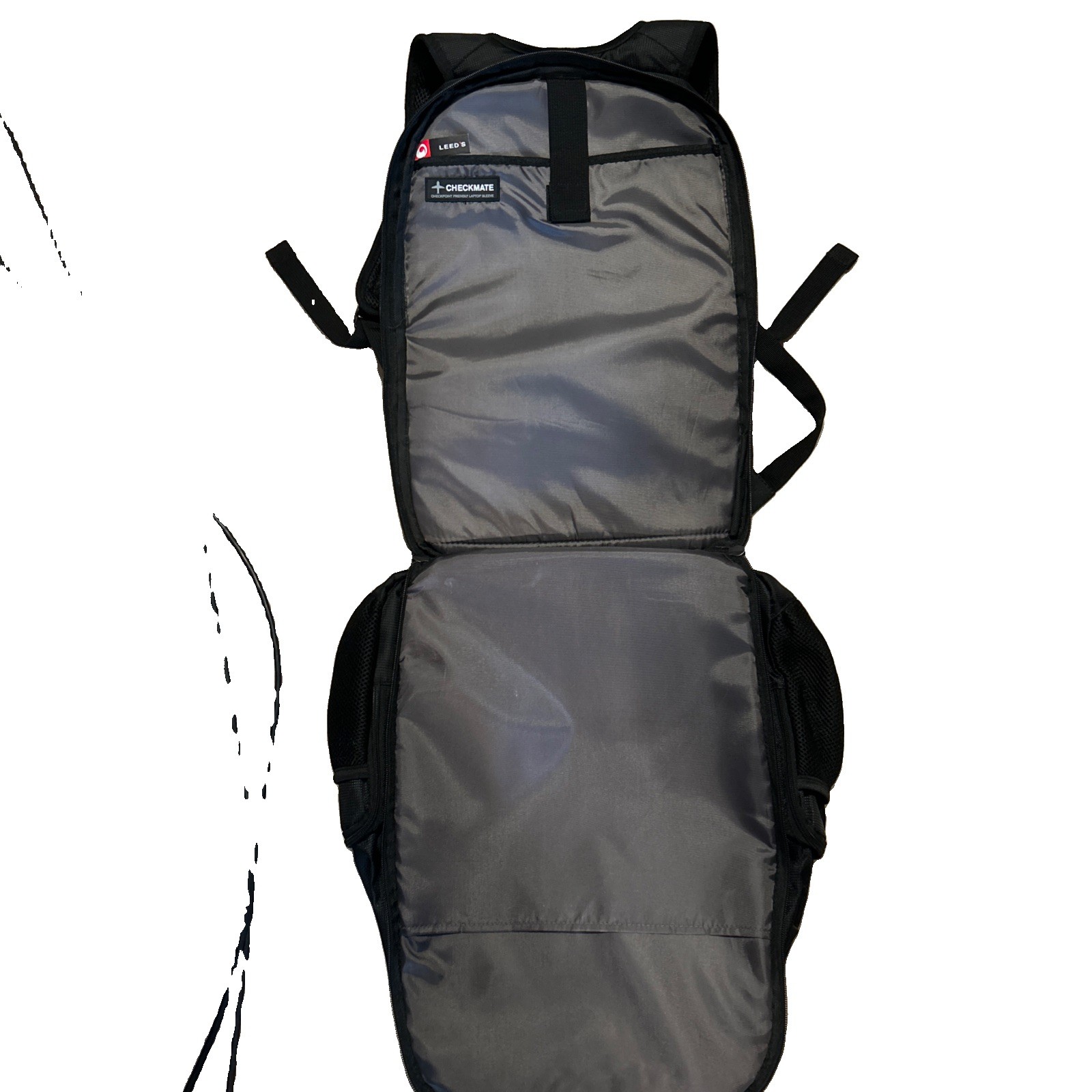 Leeds Checkmate Multi Compartment Computer Backpack Boehringer Ingelheim NEW