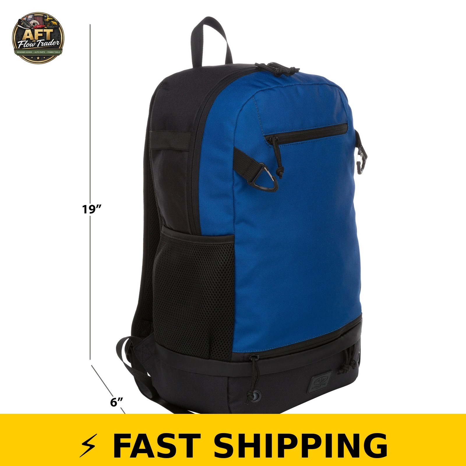 Athletic Works 26.5L Blue Multi-Sports Backpack, Unisex