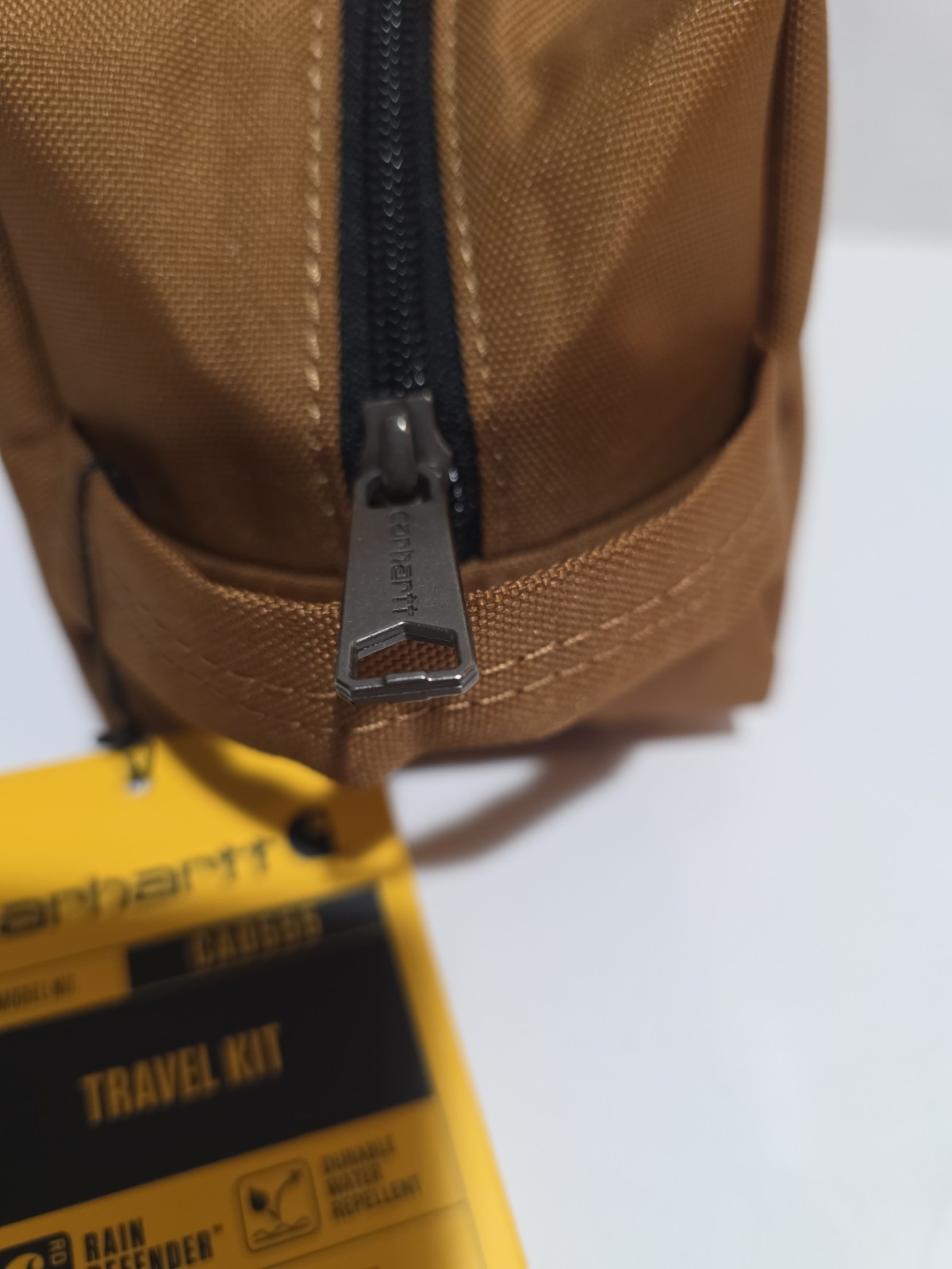 Carhartt Travel Bag CA0555 9×4.5×4.5in Brown NWT