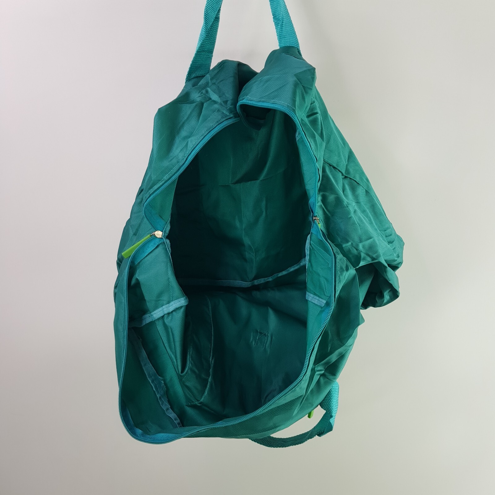 NEW Retro Travelex Duffle Bag Unisex Aqua Blue 44x34cm Multi-Pocket Top Handle
