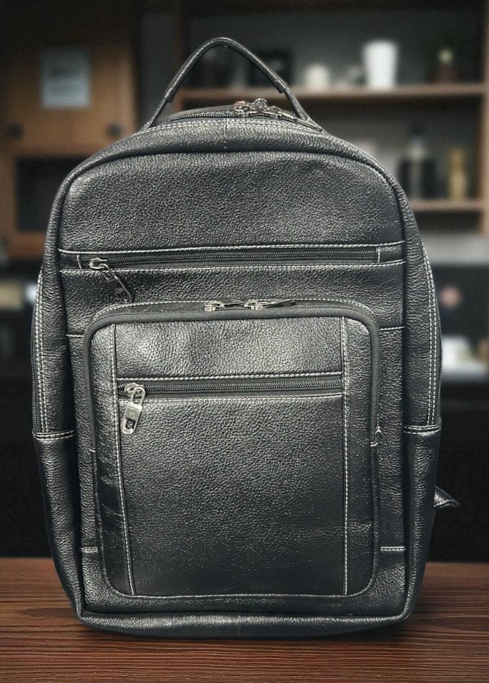 15 Inch Leather Laptop Backpacks For Men And Women Professional Backpack Party