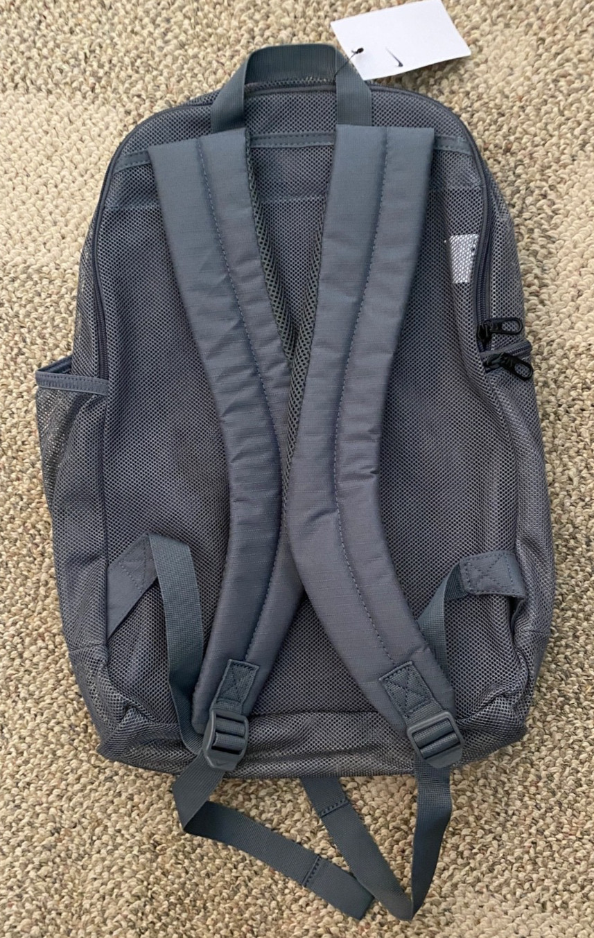 Nike Brasilia Mesh Backpack Back Pack School Gym Travel Bag BA6050-026 Large