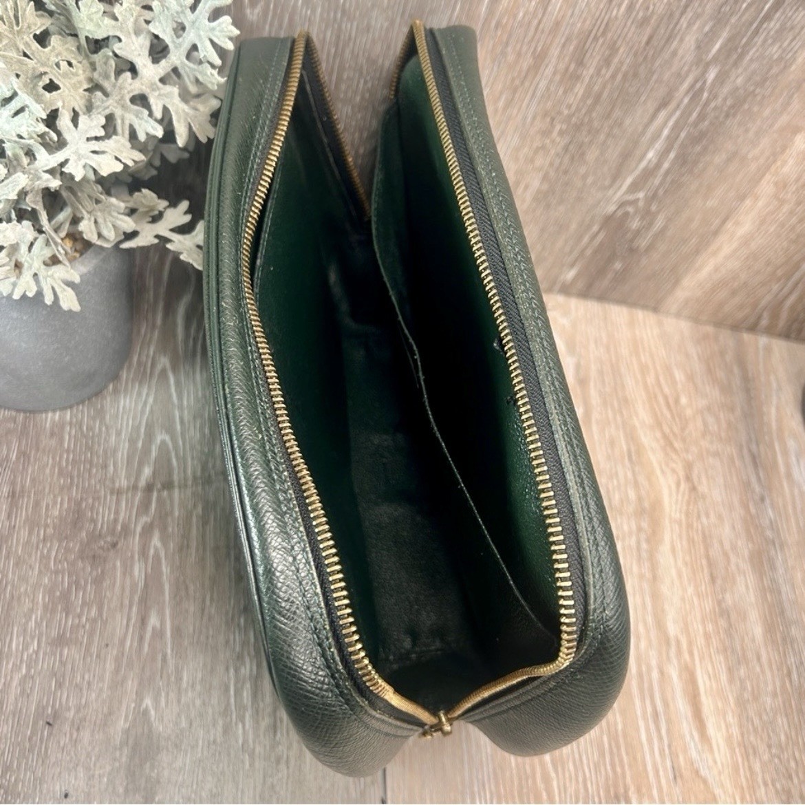 Louis Vuitton Taiga Leather Toiletry Pouch –Authentic, Made in Spain w/COA