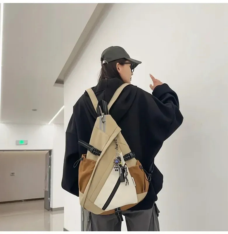 Hip Hop Sport Motorcycle Backpack Men Women Waterproof Multifunction