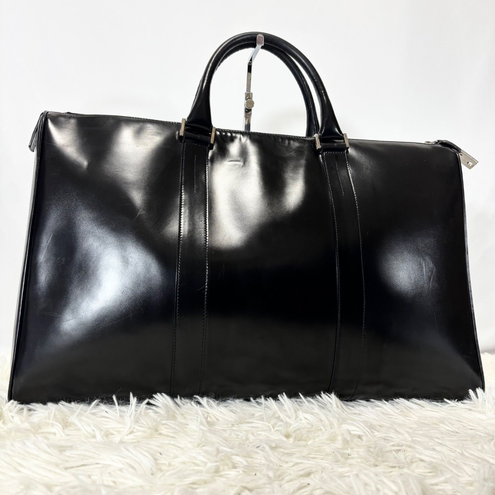 Christian Dior Leather Business Bag With Key Made in Italy From Japan