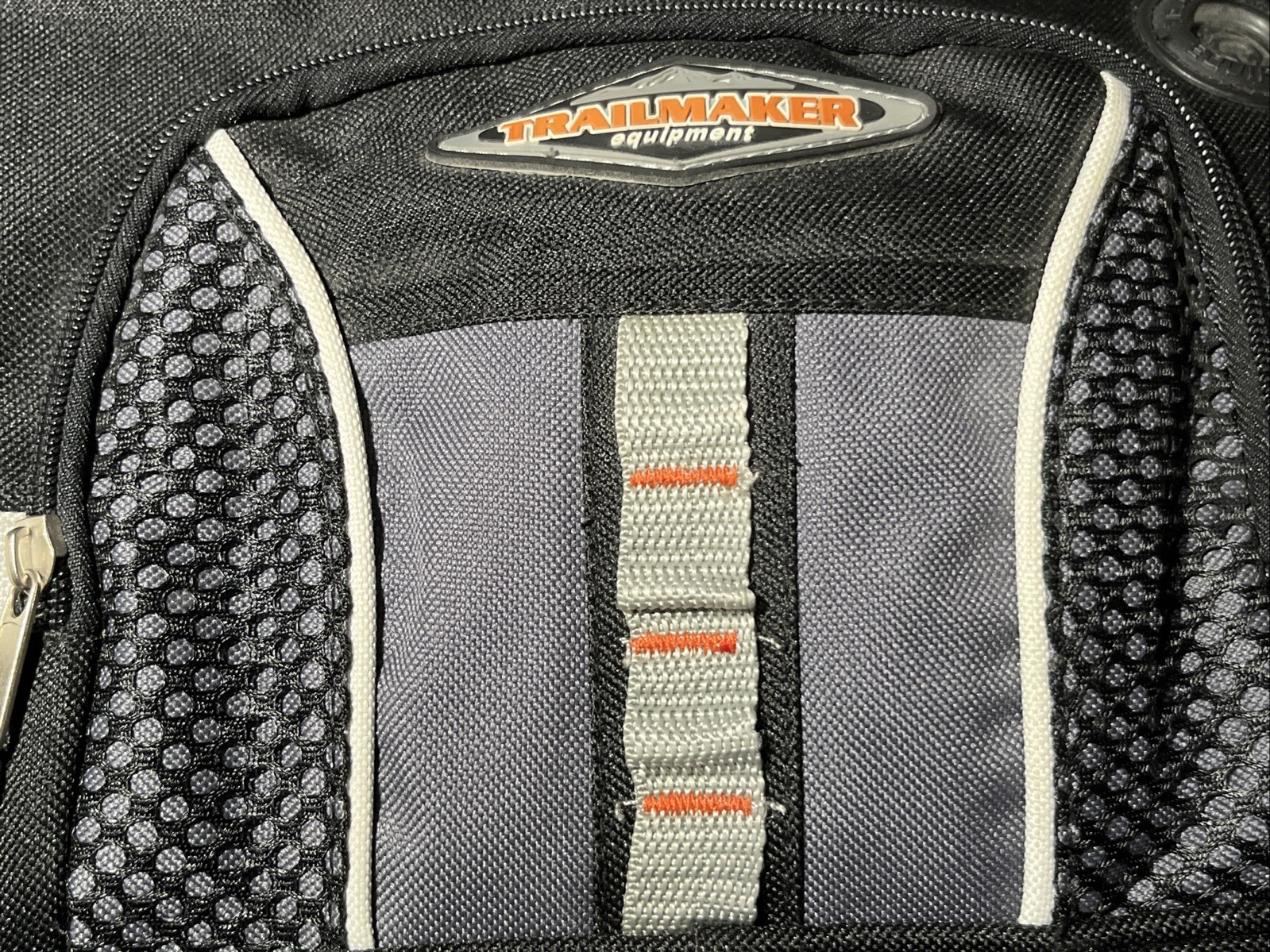 Trailmaker Equipment Black/gray Duffel Bag Overnight Camping Great Condition