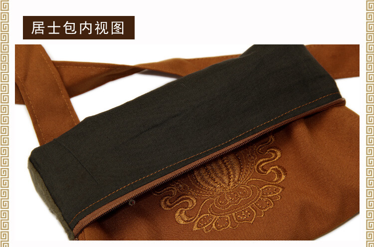 Buddhist Monk Canvas Bag Lay Buddhist Buddhism Zen Bags Buddha Monks Arhat Bag
