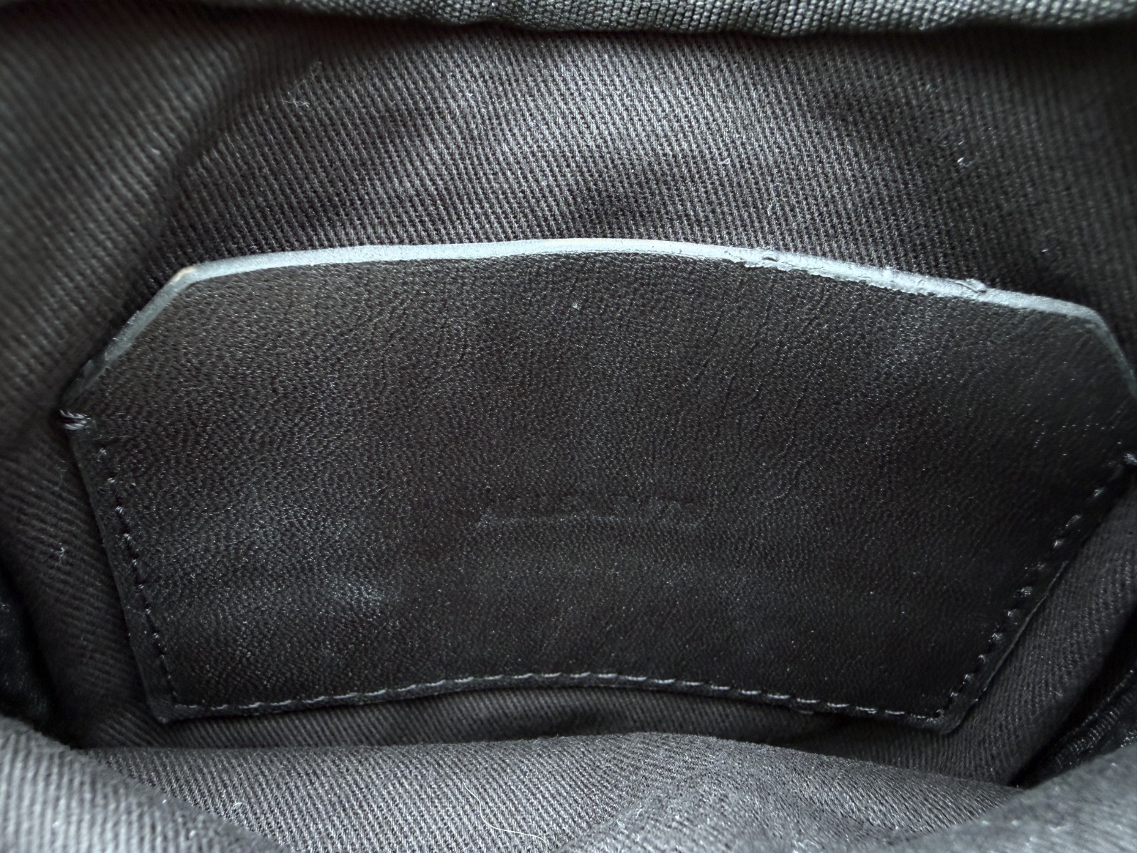 AllSaints FALCON Pouch Canvas Bag Black Mens Ladies Unisex Small Cotton