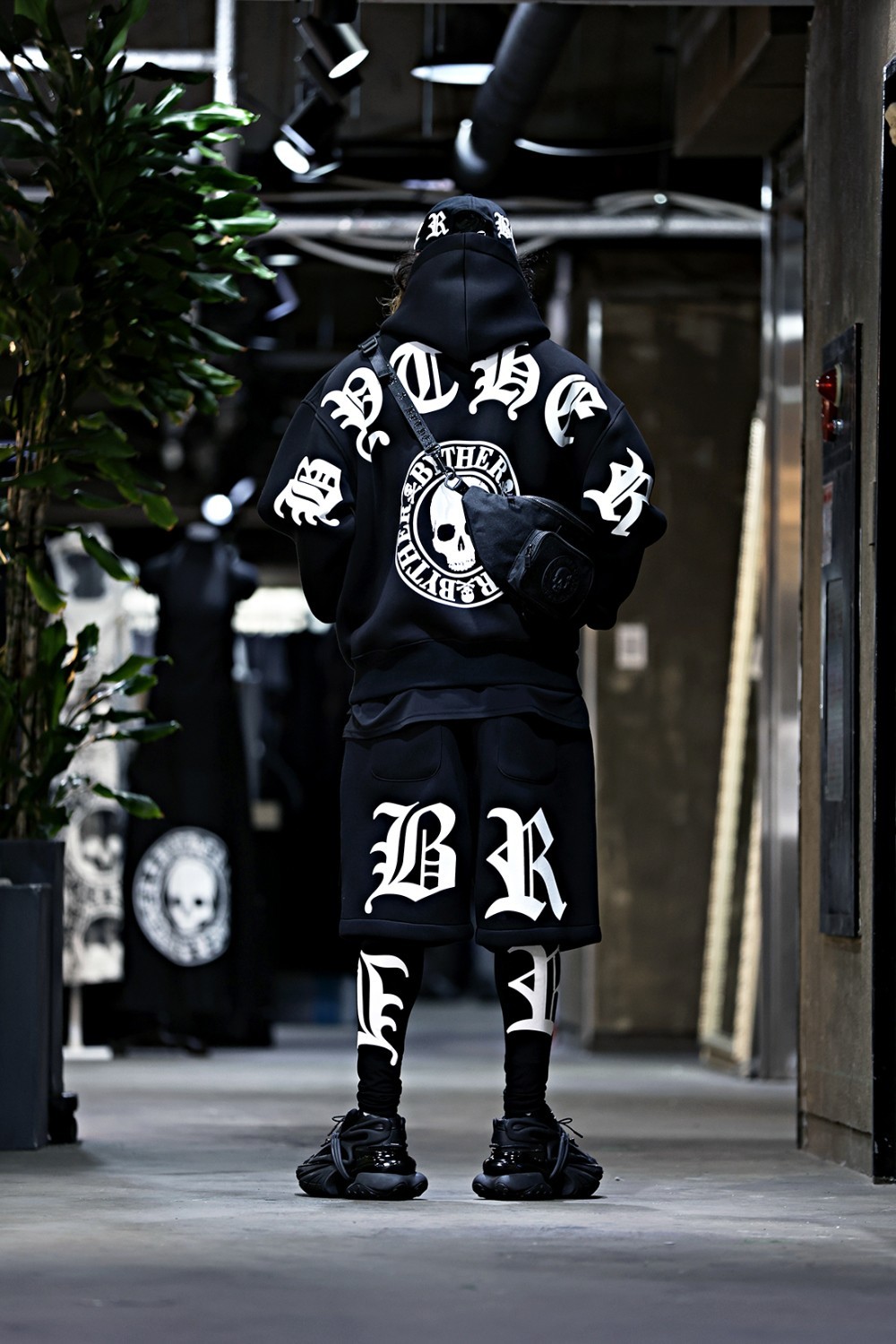 ByTheR Logo Patch Hip Sack Cross Bag