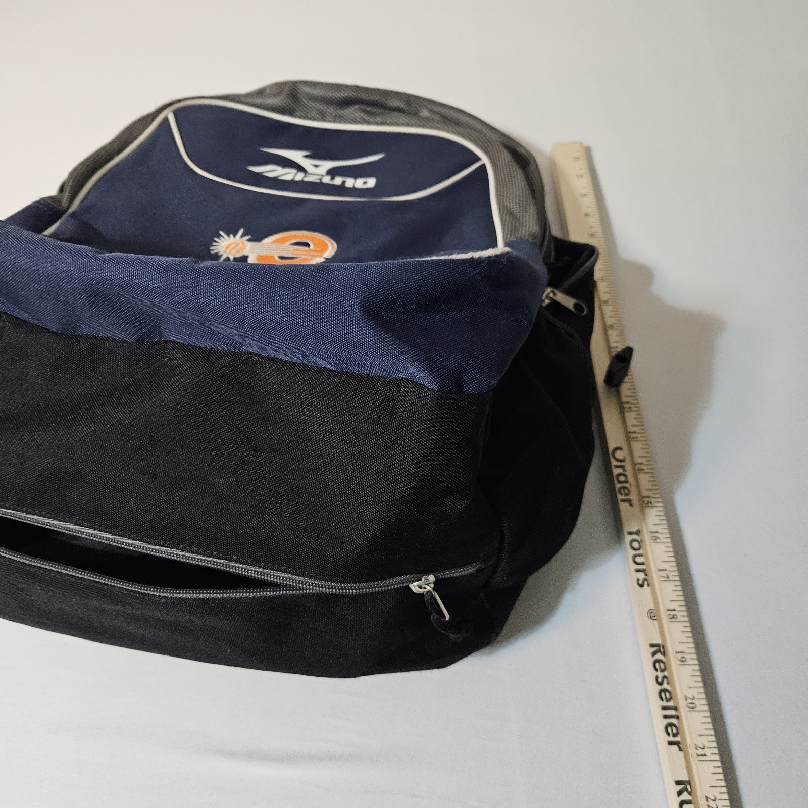Mizuno Backpack AeroStrap Black Blue Durable Comfortable Laptop