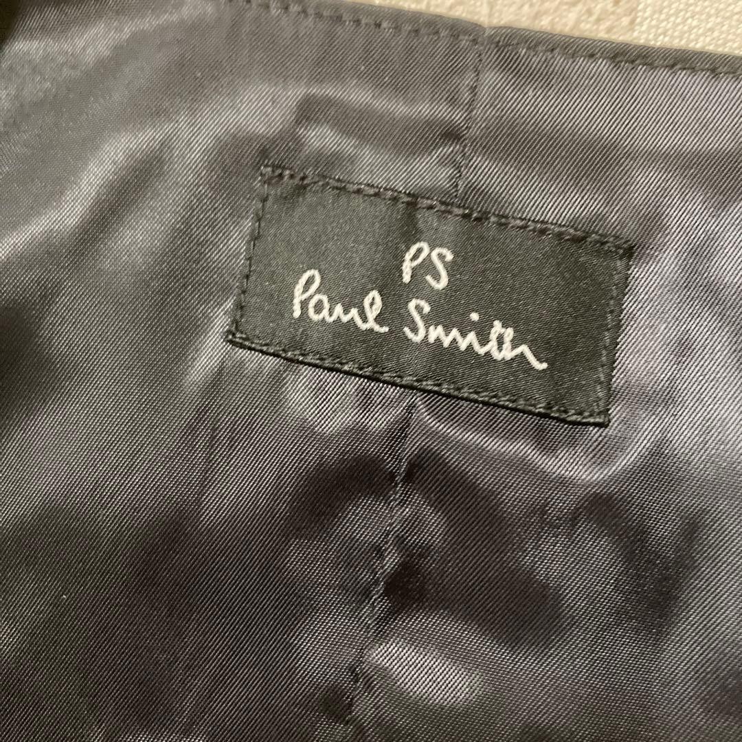 Paul Smith Denim Vest Coin Pattern Back Belt