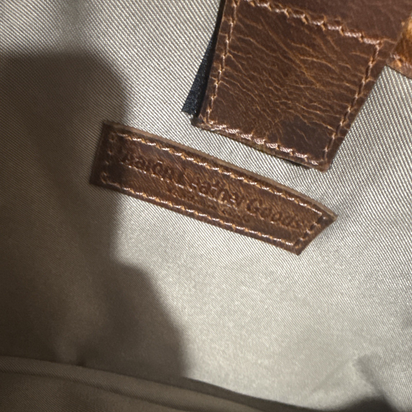 Aaron Leather Goods Messenger Side Bag 18×14 Buffalo Distressed Brown Laptop