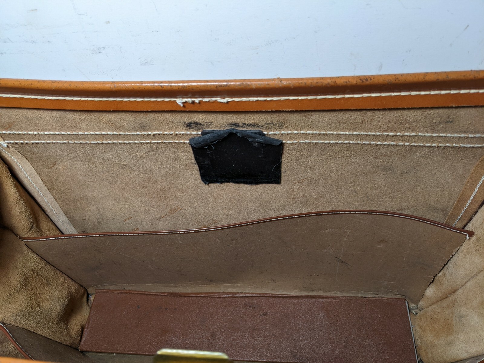 Vintage Leathercraft Briefcase Split Cowhide Leather Doctor’s Bag