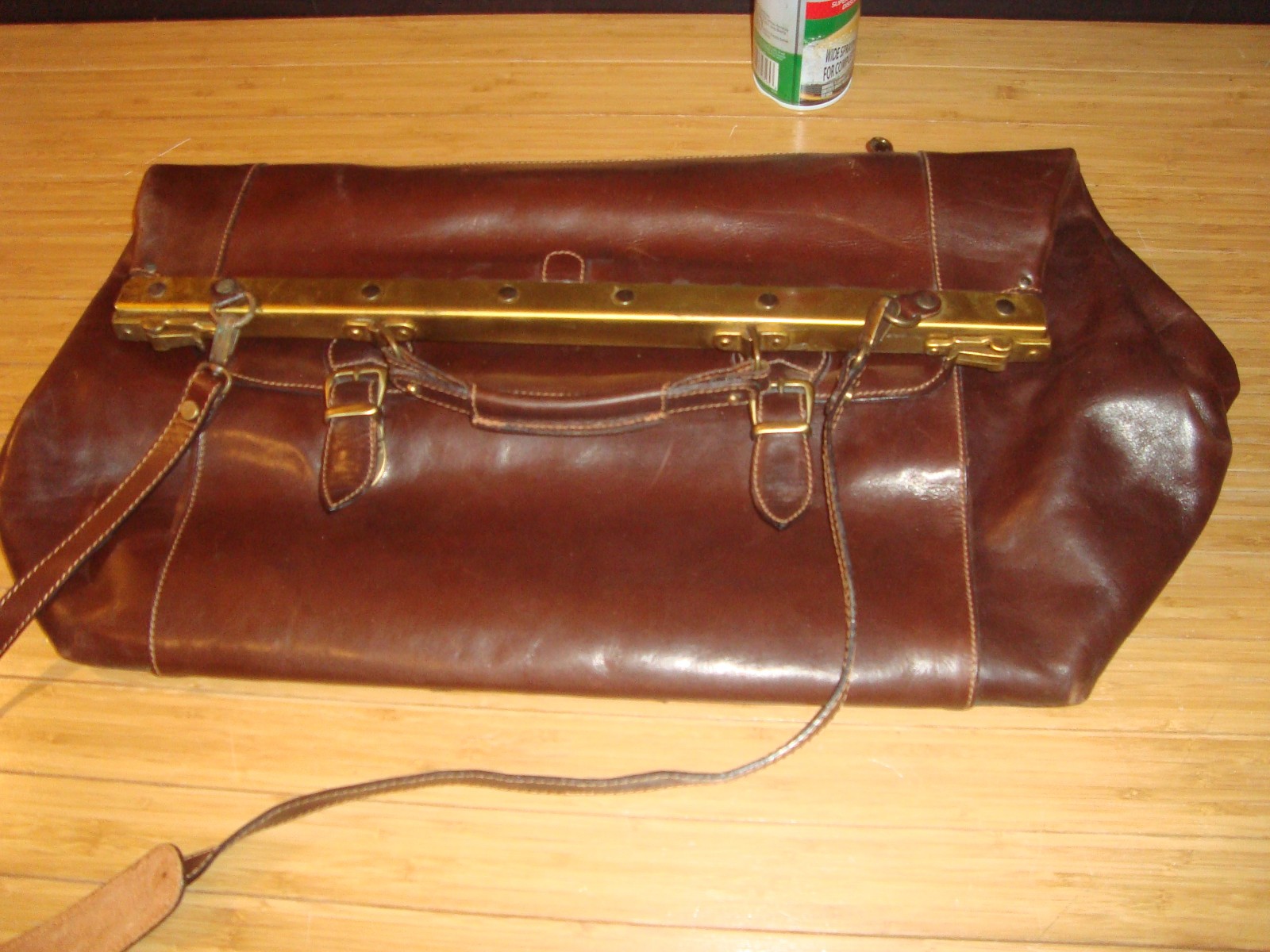 Rage Huge Vtg Robe Di Firenze Handmade Genuine Italian Leather Briefcase Bag