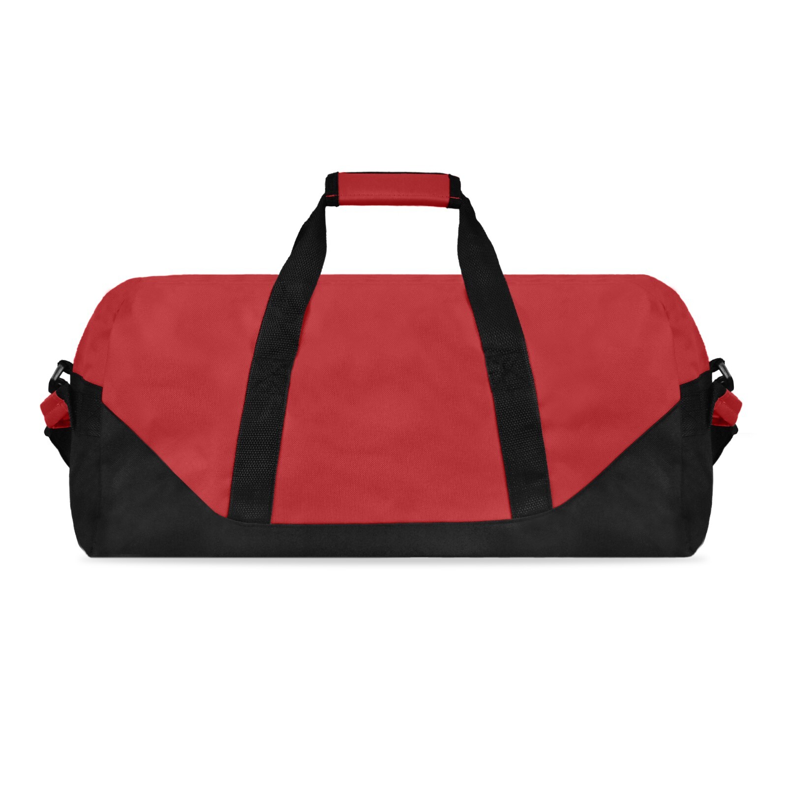 DALIX 21″ Duffle Bag Two-Toned Sports Gym Travel Bag in Red and Black